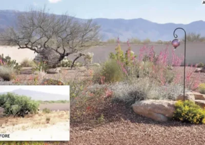 Desert Flower Bed Natural Landscape