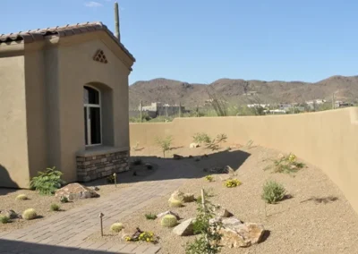 Functional Side Yard Design With Pathway And Low Maintenance Plants