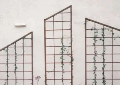 Geometric Metal Trellis Panels