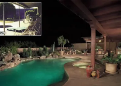 Night Poolside Desert Design