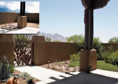 Patio Entry Desert Garden Design