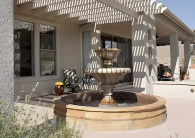 Allumawood Ramada on Exposed Concrete Patio – ALCA Award