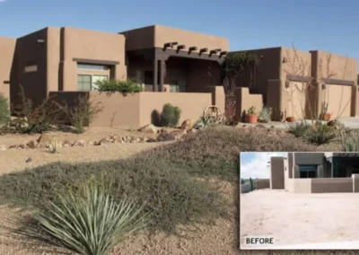 Xeriscape Frontyard Southwest Style