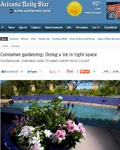 Container gardening small space design Arizona Daily Star 2013