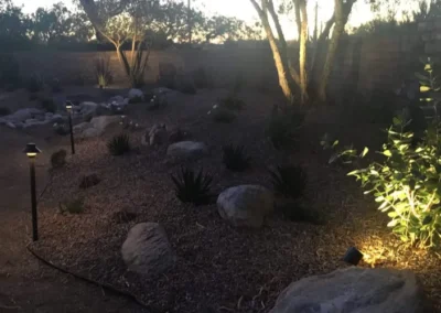 Backyard Path Lighting Desert