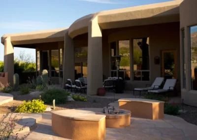Desert Home Patio Firepit