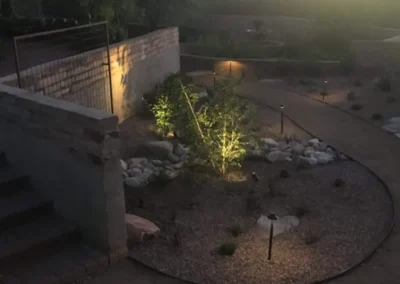 Desert Landscape Lighting Yard