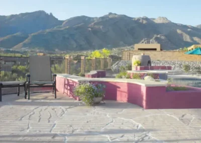 Desert Patio Mountain View Seating