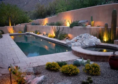 Desert Pool Spa Landscape Lighting