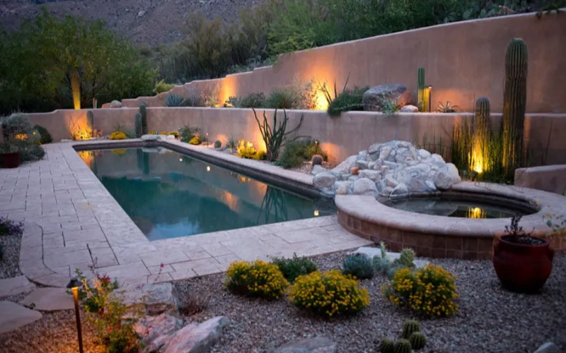 Desert Pool Spa Landscape Lighting Desert Pool Spa Landscape Lighting