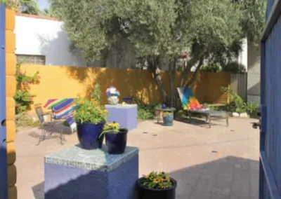 Modern Desert Courtyard Patio