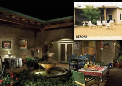 Outdoor Fireplace Patio Seating