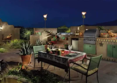 Outdoor Kitchen Patio Lighting