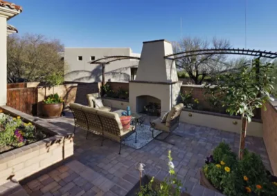 Patio Fireplace Seating