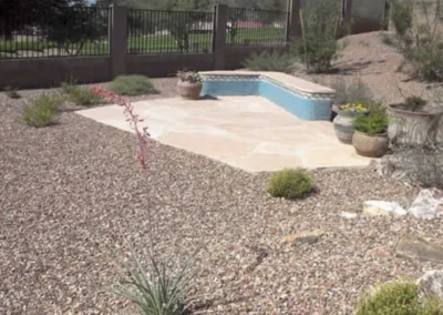 Small Desert Plunge Pool Landscape