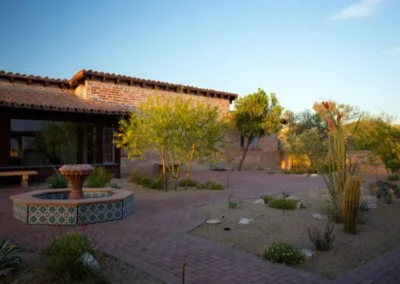 Southwest Courtyard Fountain Garden